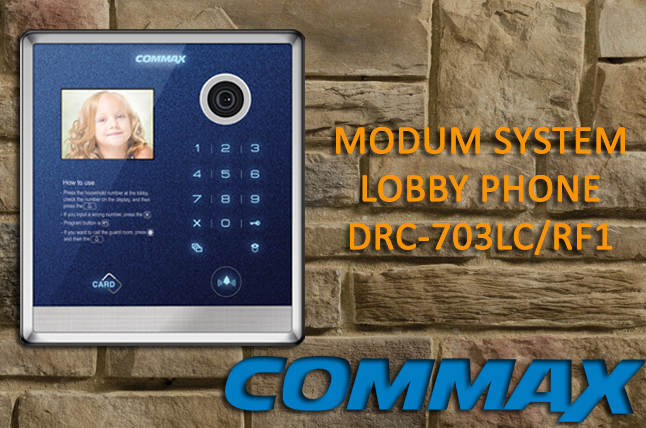HOME SECURITY SYSTEM LOBBY PHONE DRC-703LC/RF1