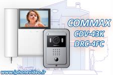 آیفون تصویری تک واحدی CDV-43K/DRC-4FC